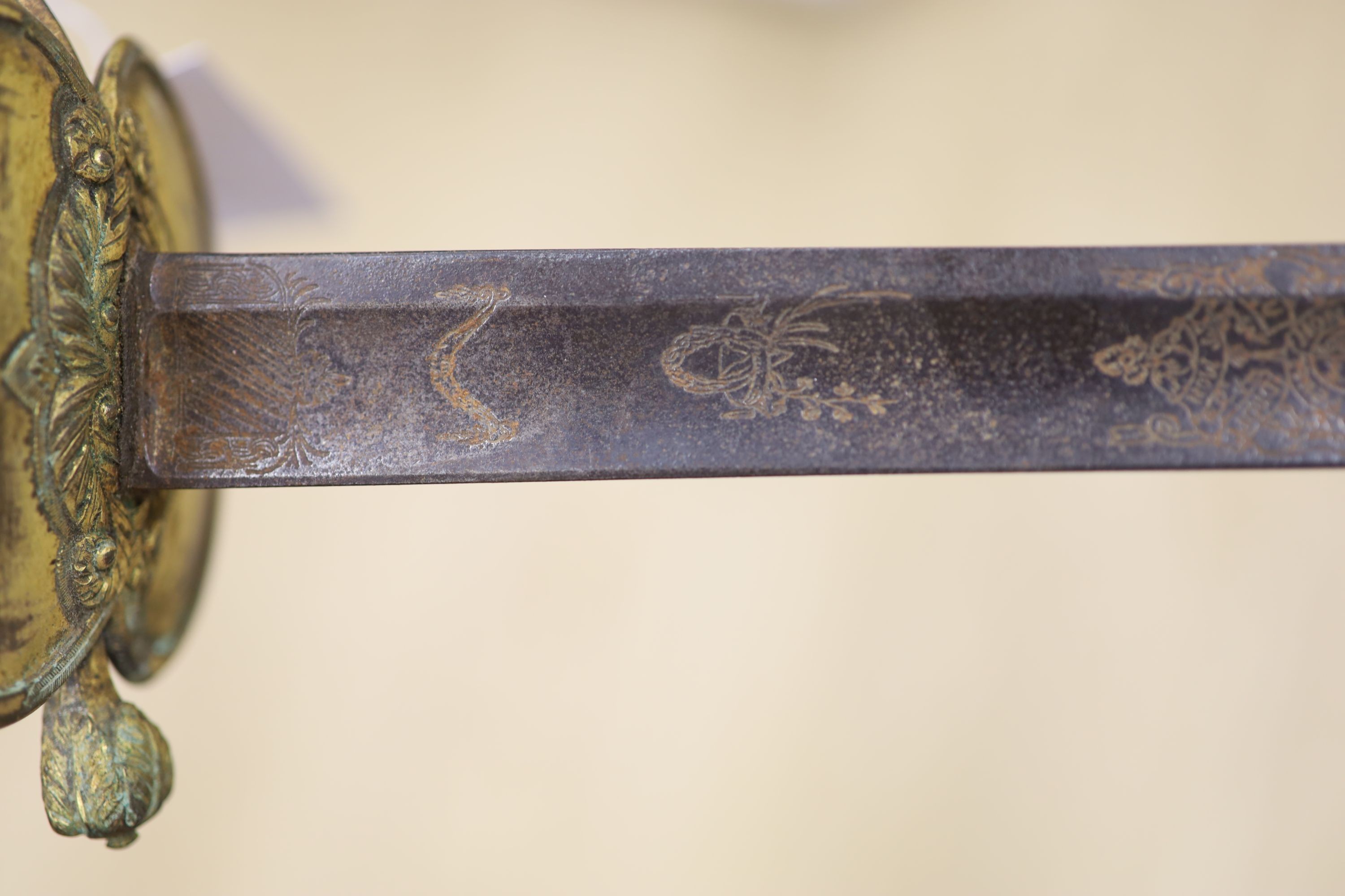 A 1796 pattern Infantry Officer's sword